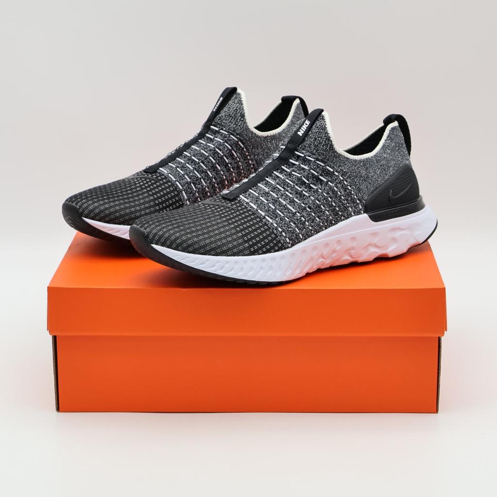 CJ0277-003 Nike REACT PHANTOM RUN FK 2 BLACK WHITE (Men's)
