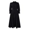 Spring Women's Long Sleeved Dress, Fashionable Solid Color Dress
