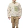 Jaqueta de Lã Clássica Patagonia DNLB Tamanho G Masculina Retro-X (23056), Bege/Verde, (Usava)