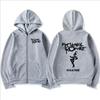 My Chemical Romance Mcr Dead Zipper Hoodie Men Women Loose Fashion Zipper Sweatshirt Men's Long Sleeves Tops