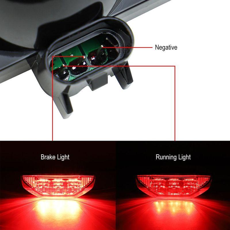 ATV LED Tail Light For Honda TRX 250 300 400EX TRX400X 420 500 700 Rancher Foreman MUV700 Motorcycle Taillight Brake Lamp