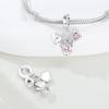 Copper Pink Love Confession Pendant Charms Beads Fit Bracelets Diy Party Trendy Gifts Jewelry Accessory