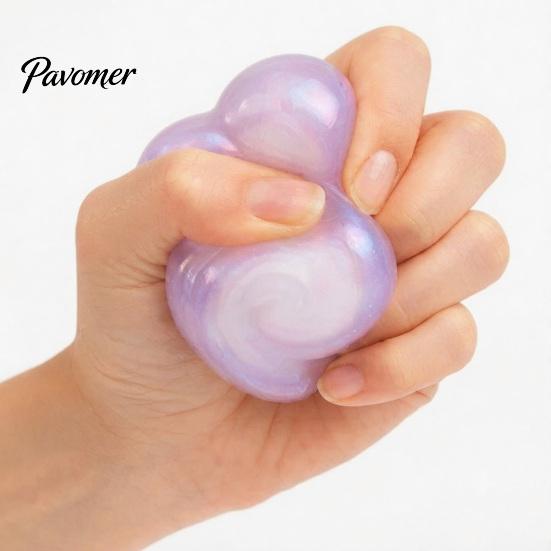 Slow Rising Sensory Toys Cloud Shaped Stress Relief Toy, Mini Squeezable Fidget Ball Soft for Kids Teens Adults