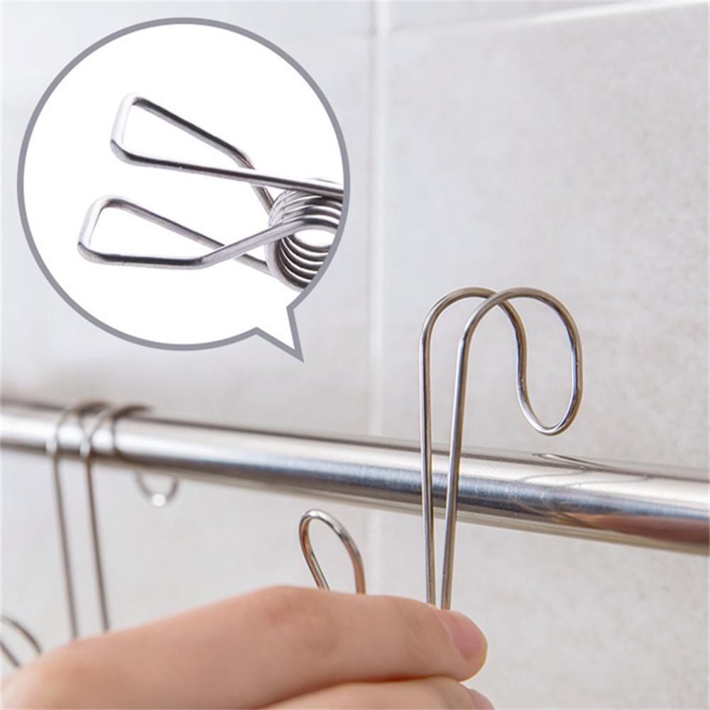 Multi-functional Clothes Hanger Rust-proof Sponge Washcloth Qisimiao Hook Stainless Steel Small Clip Anti-fracture Clotheslinger