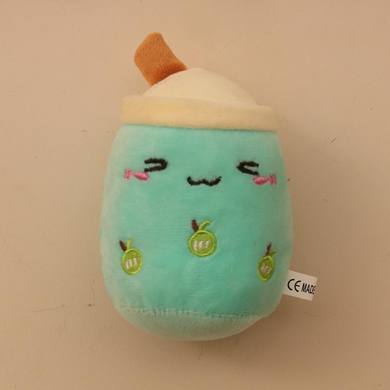 Cute plush milk tea cup pendant plush toy doll bag pendant doll keychain pendant