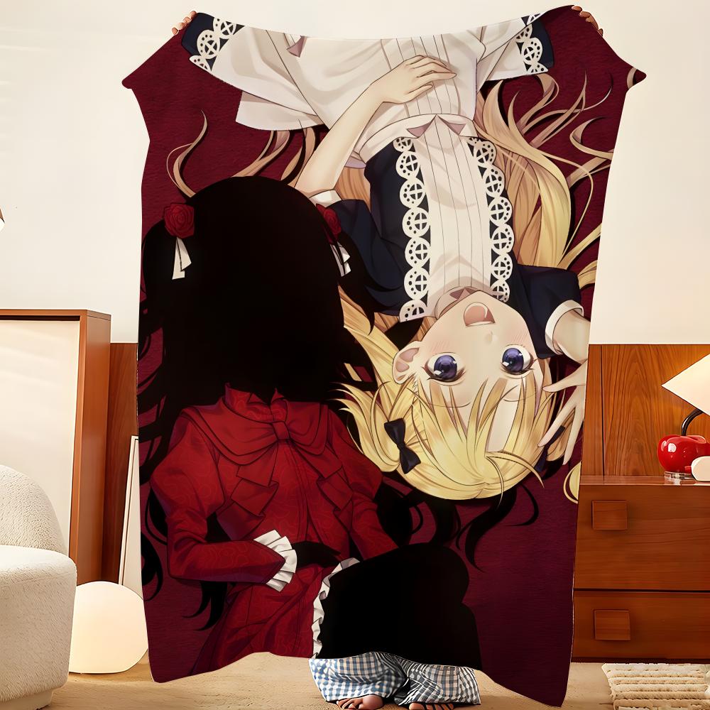 Anime S-Shadows H-House Throw Flannel Throw Blanket, Lightweight Cozy, Durable Washable cute Cool