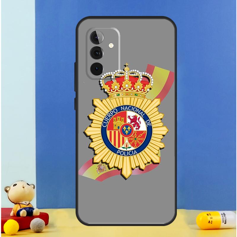 Spain National Police Logo Cover For Samsung Galaxy A52 A32 A22 A12 A13 A23 A33 A53 A51 A71 A15 A25 A14 A34 A54 Case