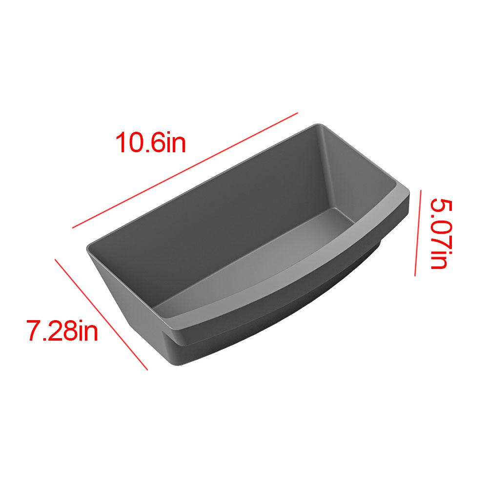1pc Car TPE Underseat Drawer Organizer Under Seat Storage Box Seat Tray Trash Can for Tesla New Model Y 2025 Juniper Launch