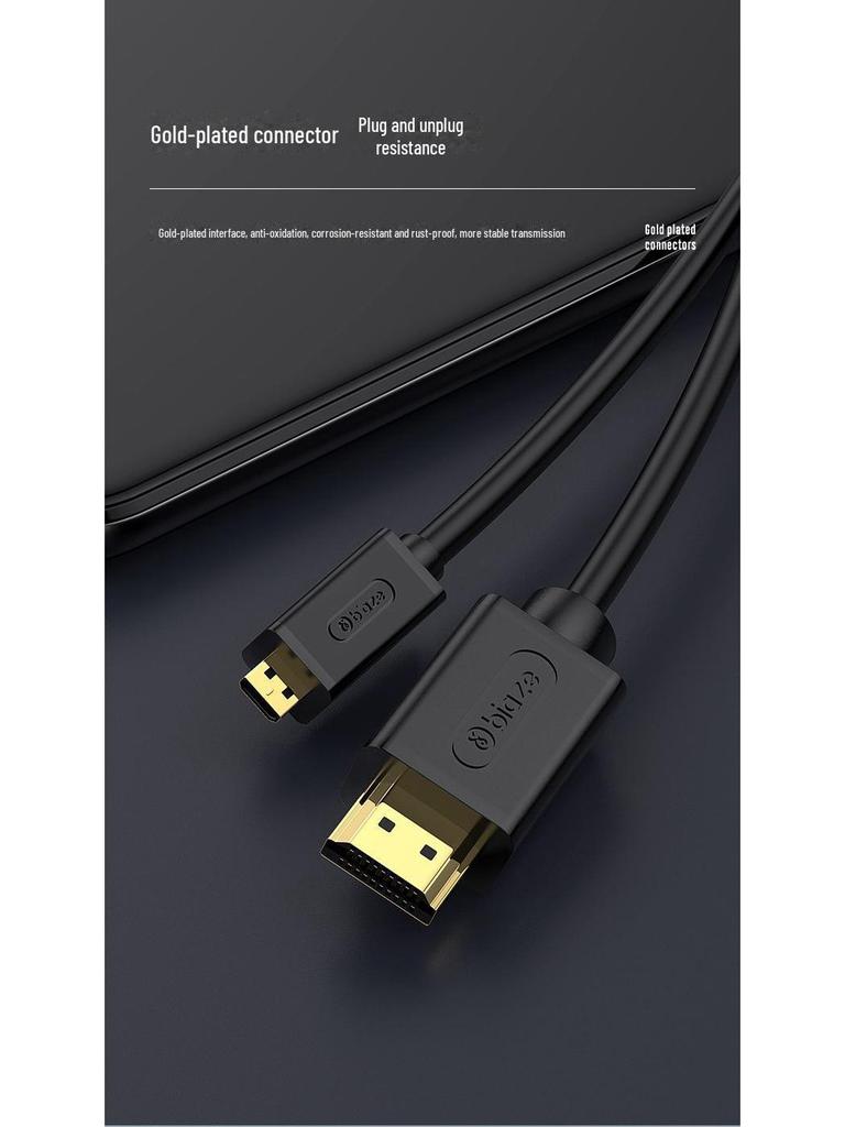 Biaz 4K60Hz Micro HDMI to HDMI 2.0 Adapter Cable
