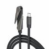 1.5m Long Braided USB C Cable Supports 240W Highly Power Charging And Seamless Data Syncs