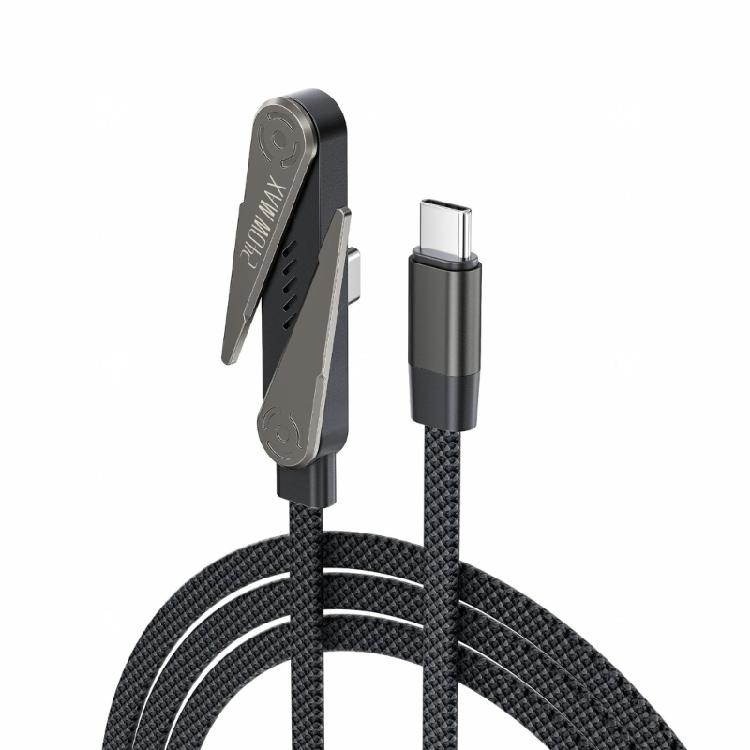 Zincs Alloy Type C Charging Cable 240W Output With Flexible 1.5m Length For Convenience