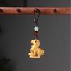 Zodiac Sheep Red and Green Sandalwood Rosewood Pendants & Keychains