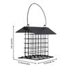 Suet Feeder Reusable Squirrel Proof Feeding Station Suet Cakes Cage Bird Feeder for Wild Hummingbirds Woodpeckers All Breeds