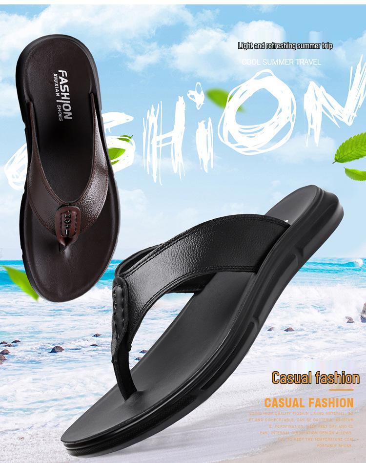 Stylish Korean Youth Non-Slip Men's Summer Flip-Flops
