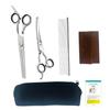 Conjunto de Tesouras de Grooming Latuna por um Profissional Inclui Instrucional e Estojo para Desbaste Bob Curvo 5 Peças [Groomer Supervisionado] Vídeos, Segurança,