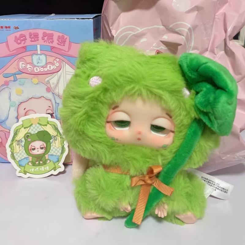 Baby Three Sleepy Bag Doudou Good Luck Delivery Series Surprise  Cute Figurine Vinyl Face Plush Doll  Girl Plaything