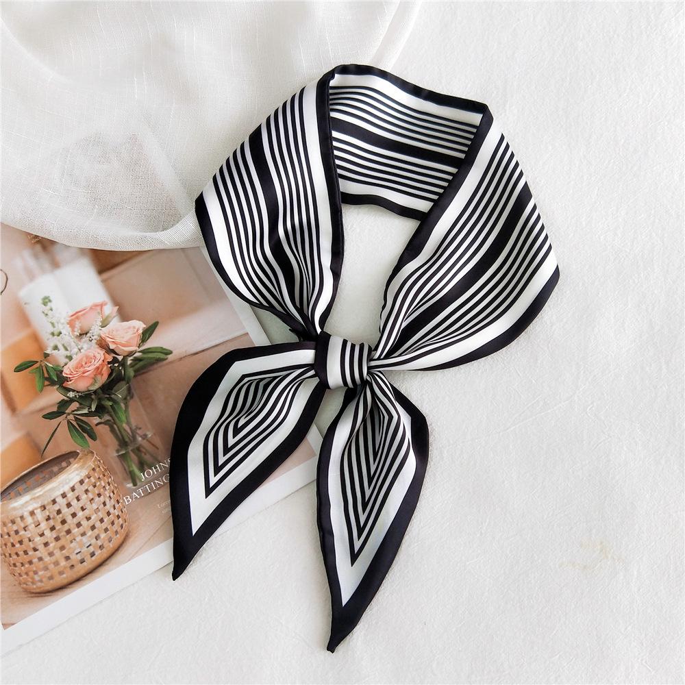 Neue Schals Seidenschals Damen Frühlings- und Herbstsaison Lange dekorative professionelle Schals Sommer Dünne Stile gepaart mit stilvollen Hemden