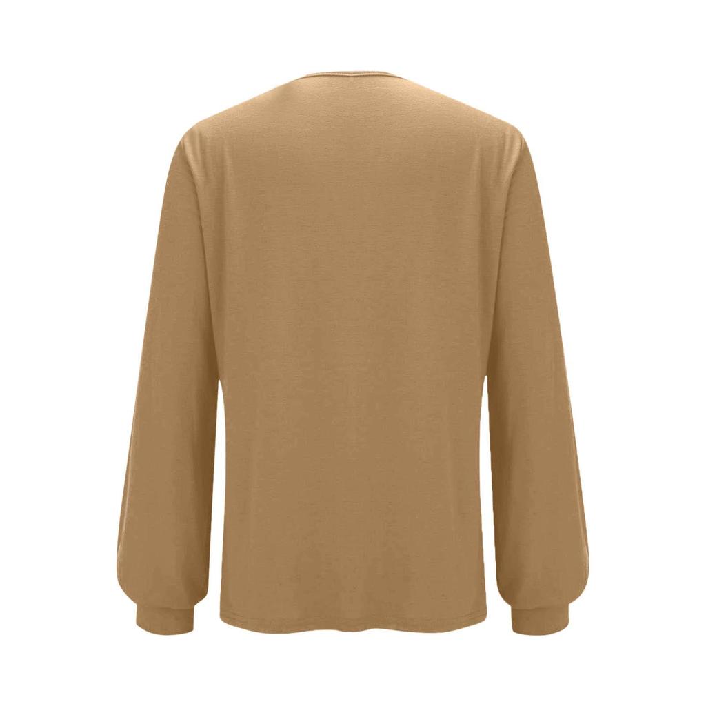 2025 European & American Women's Casual Sequin Round Neck Long Sleeve Pullover