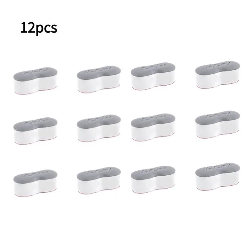 Universal Toilet Lid Cushion Anti-slip Toilet Seat Cushion Rubber Pad Buffers Pack-white Stop Bumper Shock Absorber