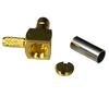SMB plug connector for RG174 cable, angled --- 2 pcs -