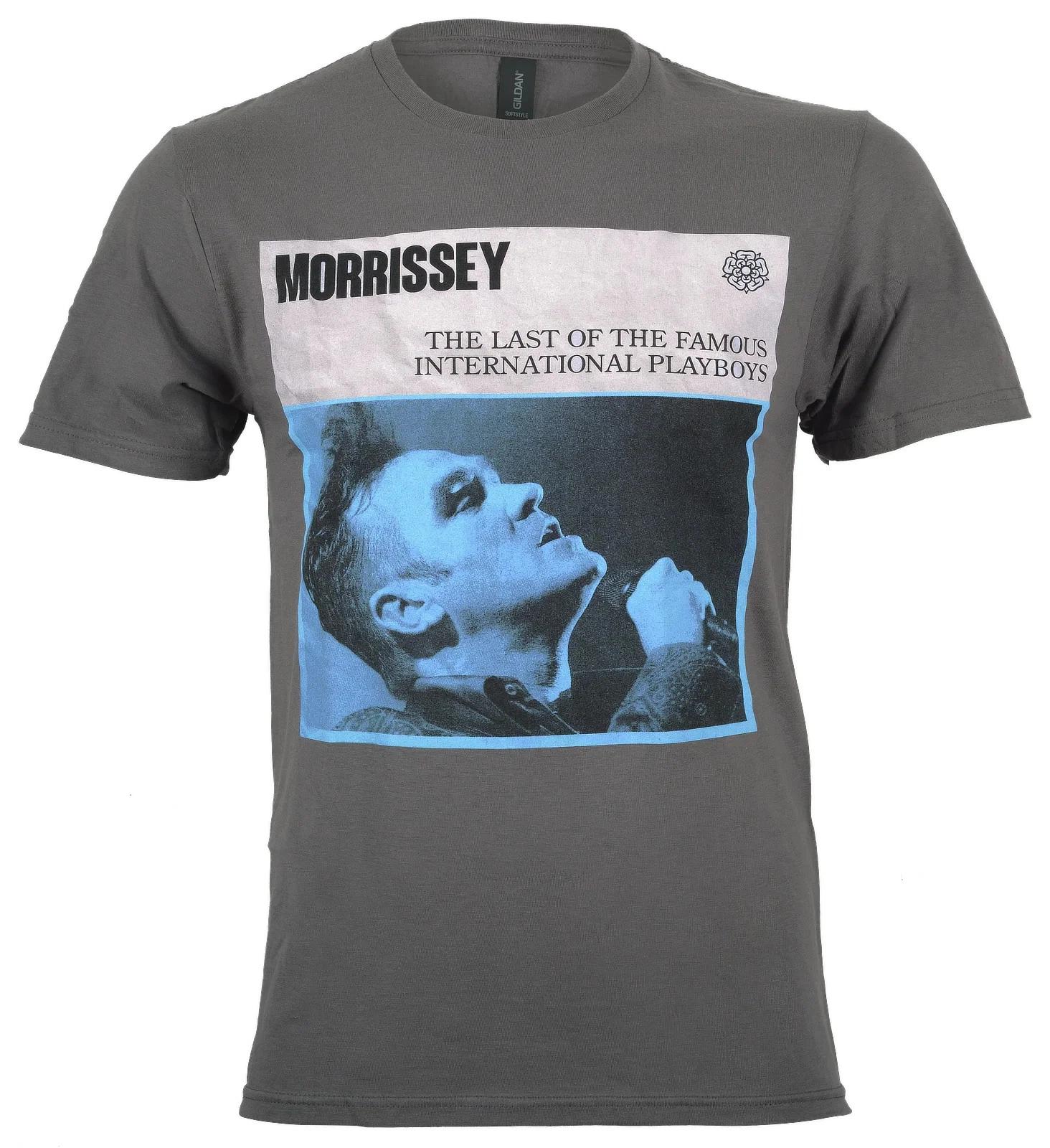 

Official Morrissey T Shirt International Playboys New Grey S M L XL XXL 3XL