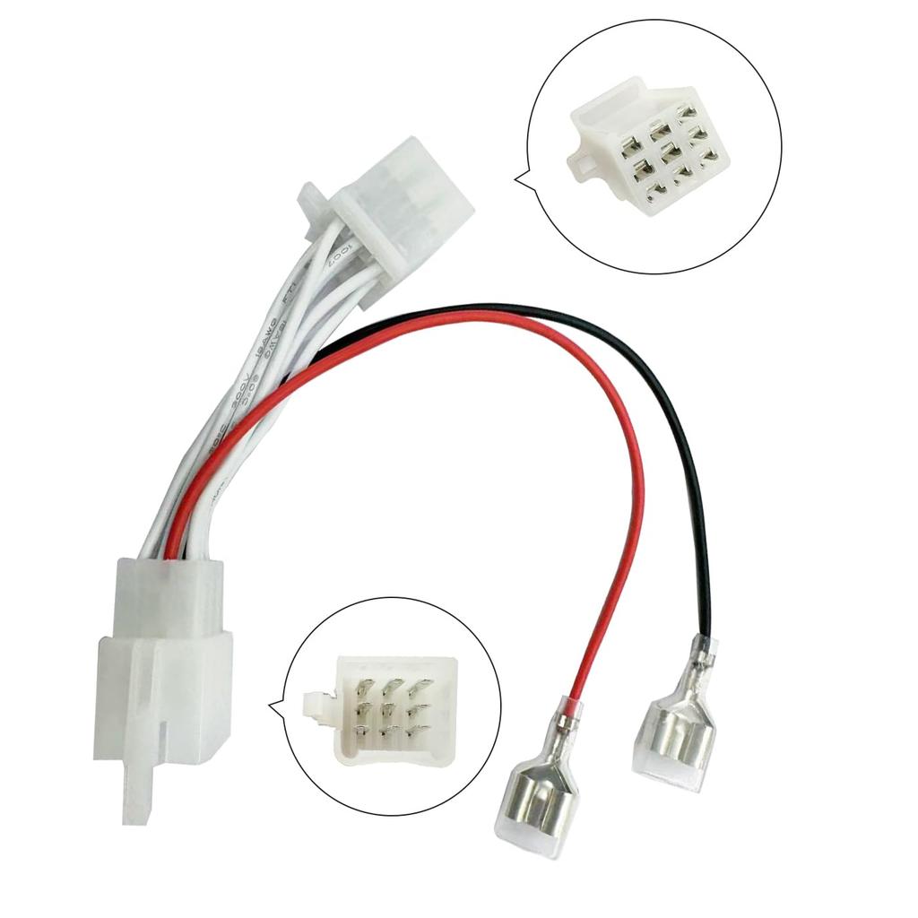 OTORAM Kompatibler Honda NS-1 / NSR50 Frühes und Spätes Leistungsentfernungs-Kabel, 9P-Kabelbaum,