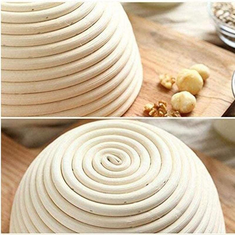 Round /Oval Bread Fermentation Natural  Rattan Basket Country Bread Baguette Dough Mass Proofing Tasting Proving Baskets BakerySupplies