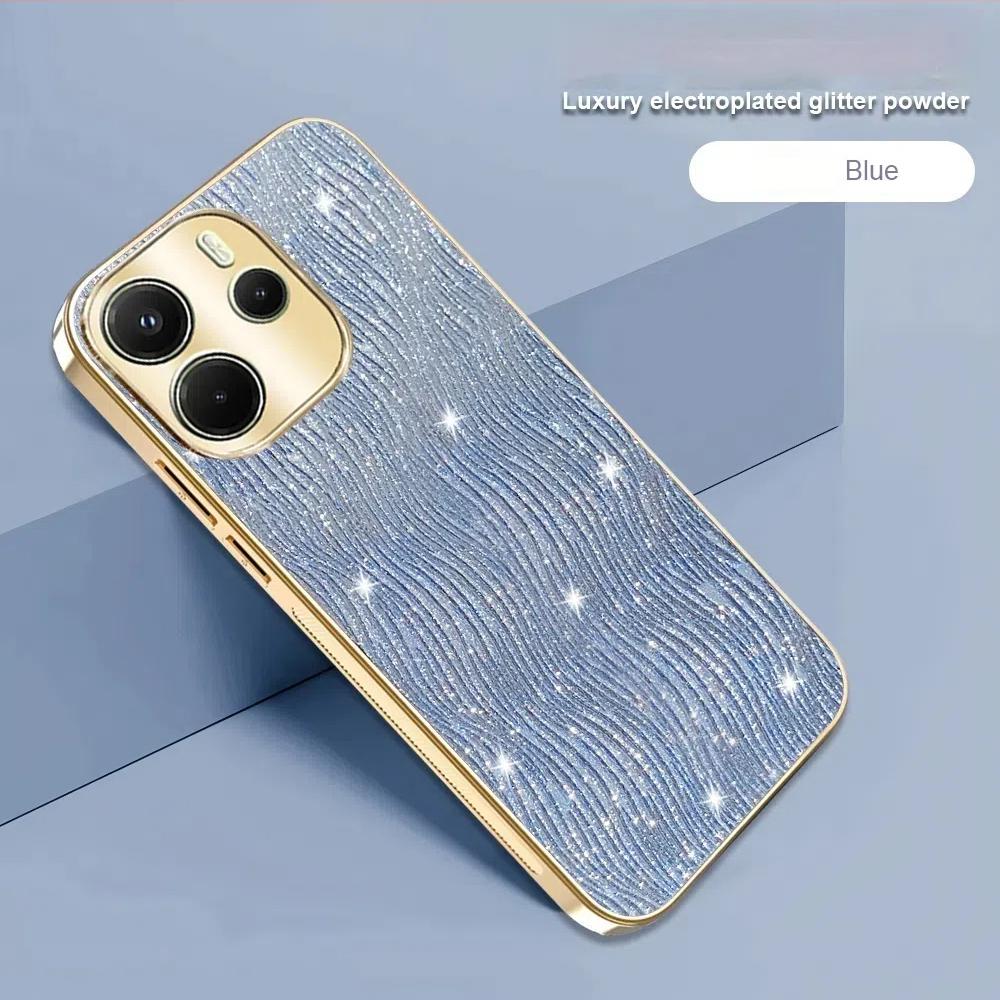 Luxuriöse galvanisierte TPU-Handyhülle für Xiaomi Redmi Note 14 Pro 4G 5G Note14 4G 5G Poco X7 Hülle Stoßfest Coque Funda Shell