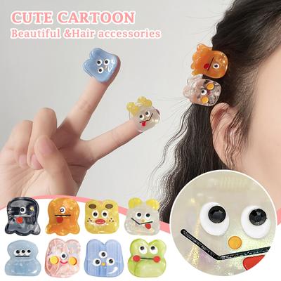 Acetate Clip Cartoon Cute Hair Clip Funny Hair Clip Edge Clip Hair Accessories Headdress