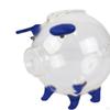 Piggy Creative Holder Clear Saving Pot Cute Animal Pig Money Bank Jar for Tabletop Home