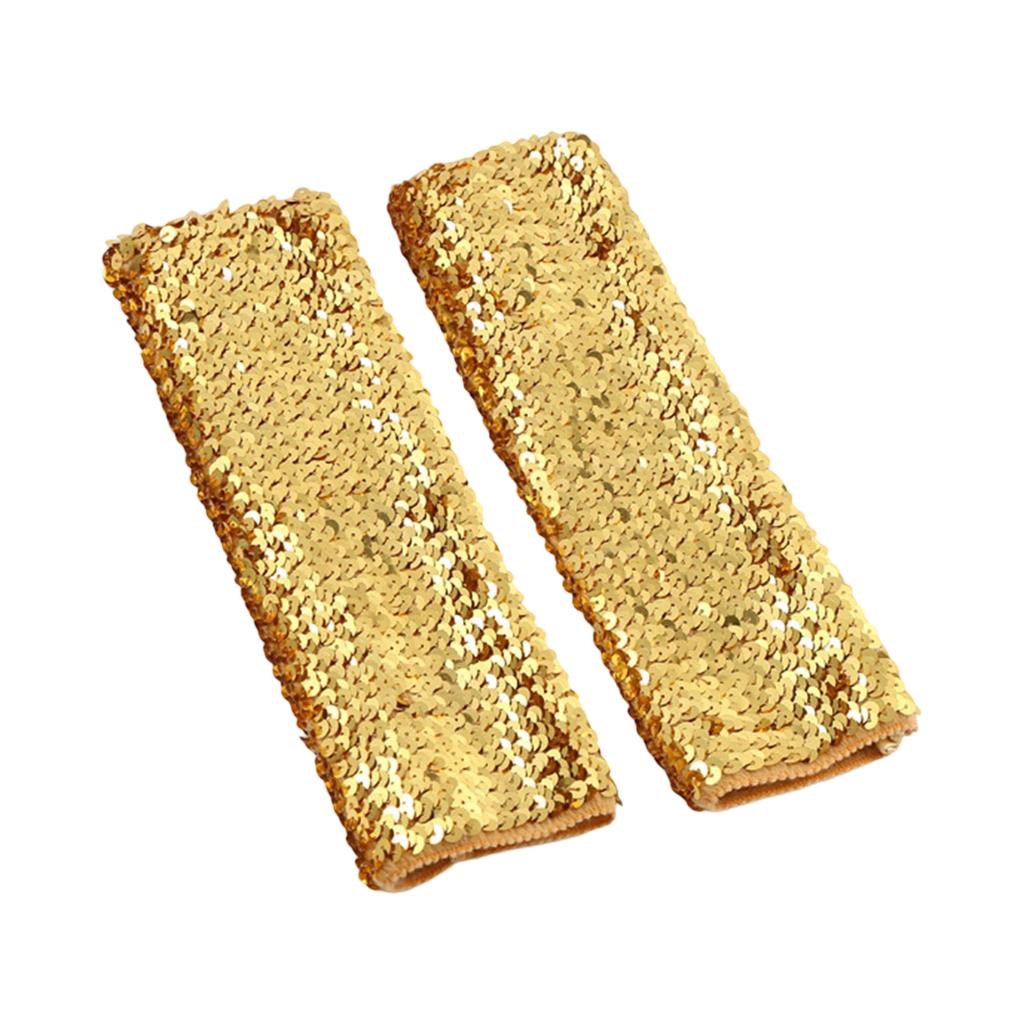 Sparkling Sequined Arm Sleeves For Carnivals Parties And Stage Performances Elastic Arm Sleeves for Various Arm Size