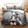 Anime Asada Shino Sword Art Online Bedding Set Duvet Cover Bed Set Quilt Cover Pillowcase Comforter King Queen Size Boys Adult