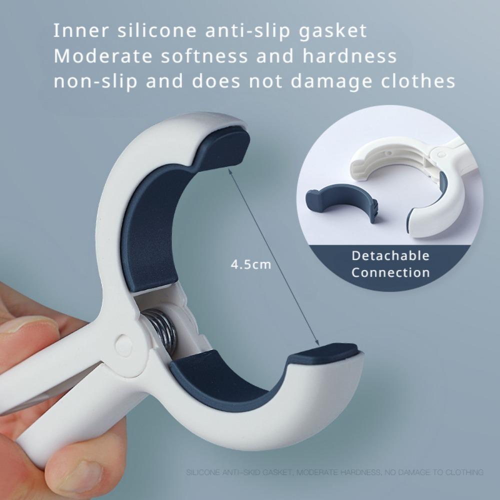 Alfileres para secar ropa, clips de plástico resistentes al viento y sin rastro, clips domésticos para fijar edredones, paquete de 3