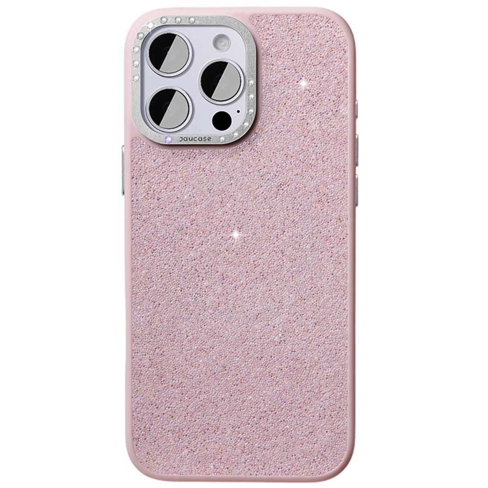 JAUCASE For iPhone 15 Pro Case Compatible with MagSafe Textured PU+TPU+PC Phone Back Cover