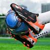 Men's Low Top Soccer Shoes Long Spikes Football Shoes Professional Athletic Training Soccer Cleats Lightweight Football Cleat