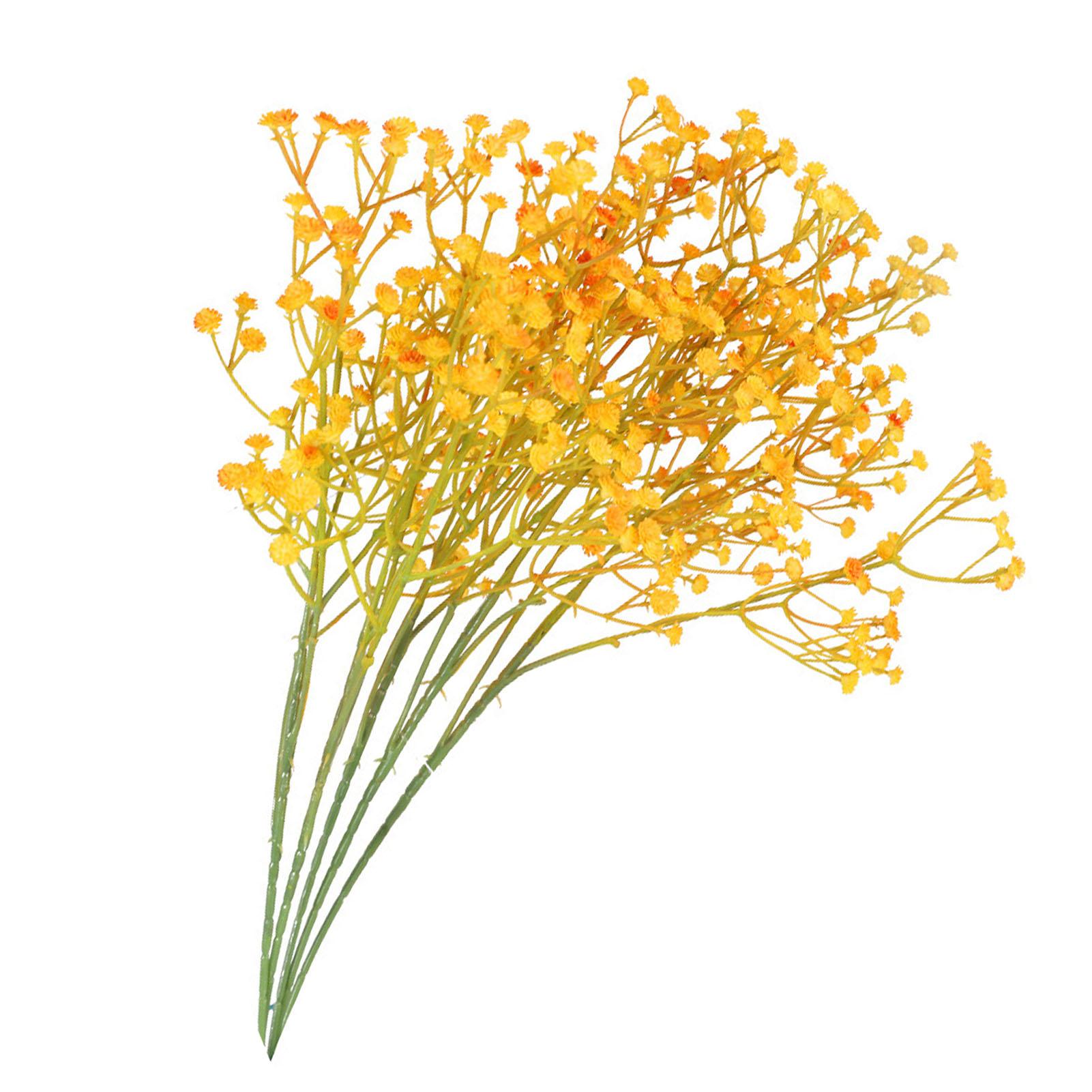 

Babys Breath Artificial Flower 3 Branch Plastic Fake Gypsophila for Wedding Home Decor