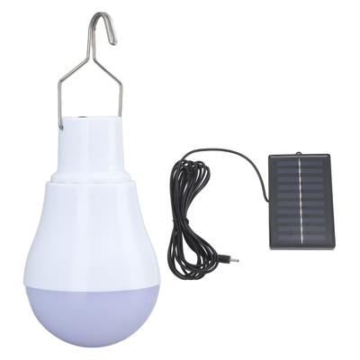 Solar Glühbirne Solar Panel LED Birne ABS Weiß Licht 500mAh Batterie Haken Design Solar Licht für