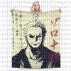 Ace Luffy Sabo One Piece Anime Blankets Flannel Awesome Warm Throw Blanket for Coverlet Autumn/Winter