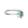 Bien Vetu Blue Moissanite Ring 1 Carat Simple 179