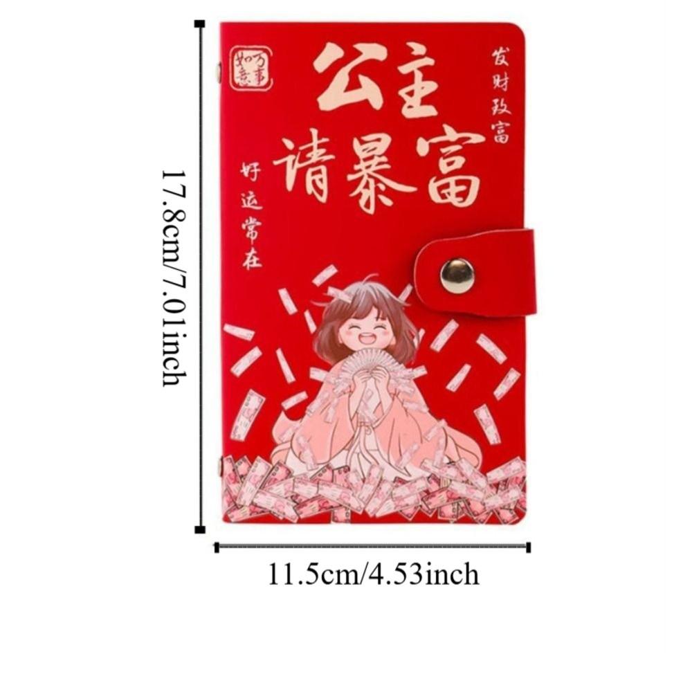 Cartoon Letter 100 Envelope Challenge Binder 50 Sheets Planner Organizer  for Budgeting Planner