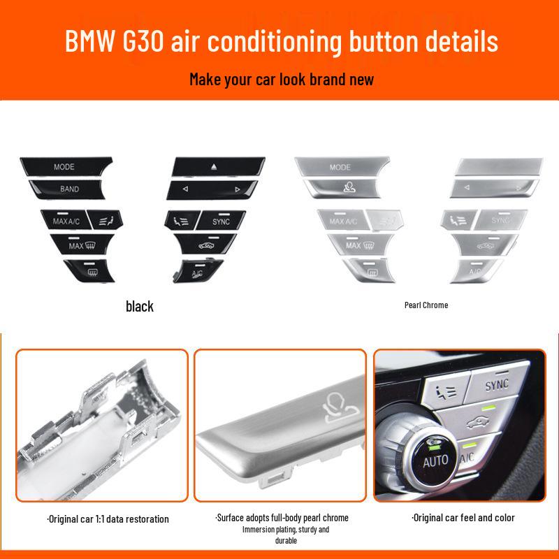 BMW 5 & 7 Series G30/G12 Air Conditioning & Fan Speed Adjustment Buttons for Center Console