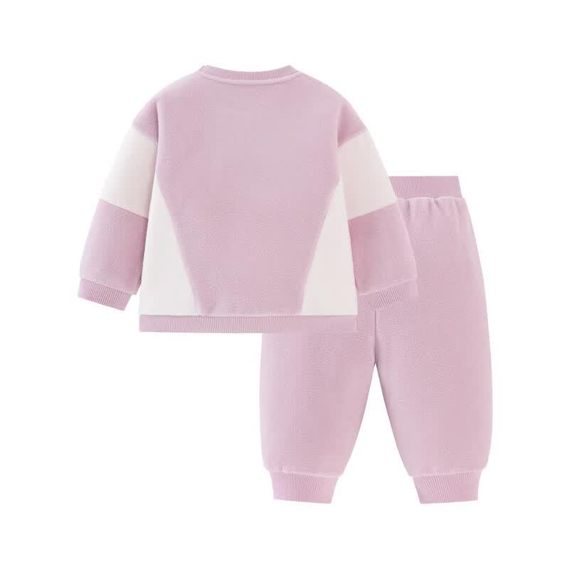 Mini Balabala Kids' Anti-static Fleece Sweatshirt & Pants Set