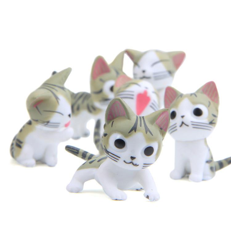 Chis Home Sweet Cute Figurine Set Micro Landscape Decor For Gift Collection And