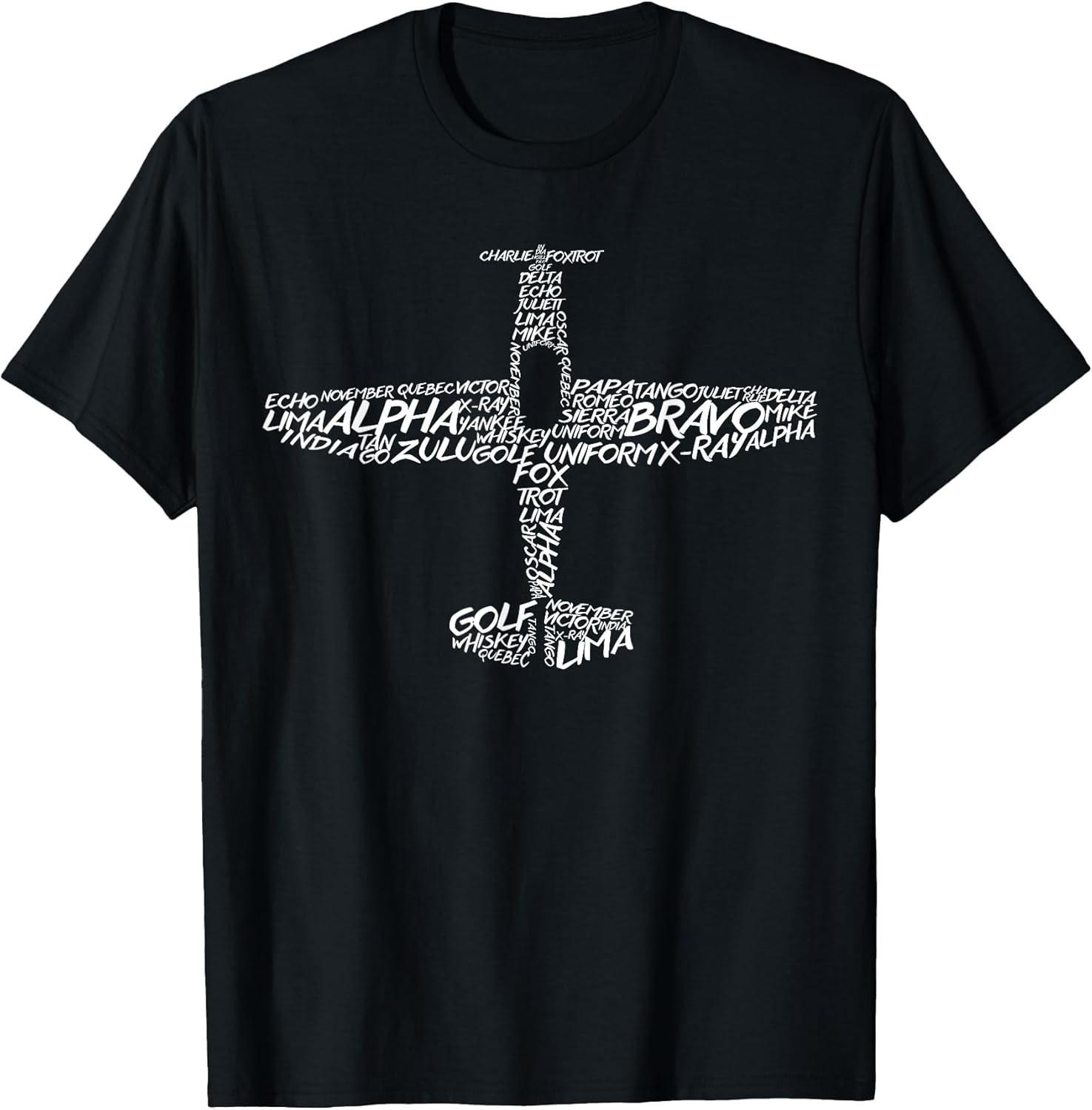 BEST! Phonetic Alphabet | Pilot Airplane Tee Size S-3XL XXXXL