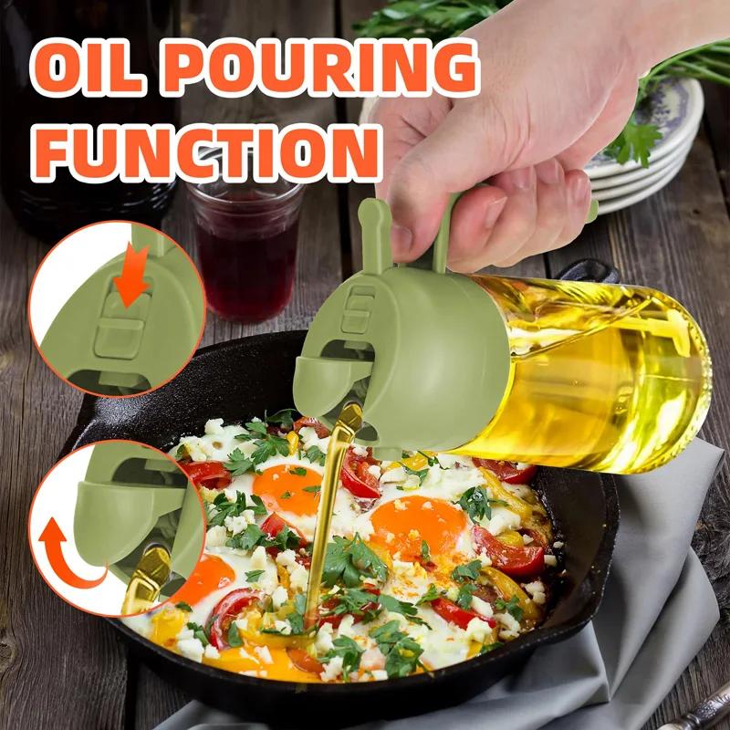 1PC Oil Spray for Kitchen Spray Oil Bottle Oil Washer Vinegar Soy Sauce Sprayer Containers  Washer