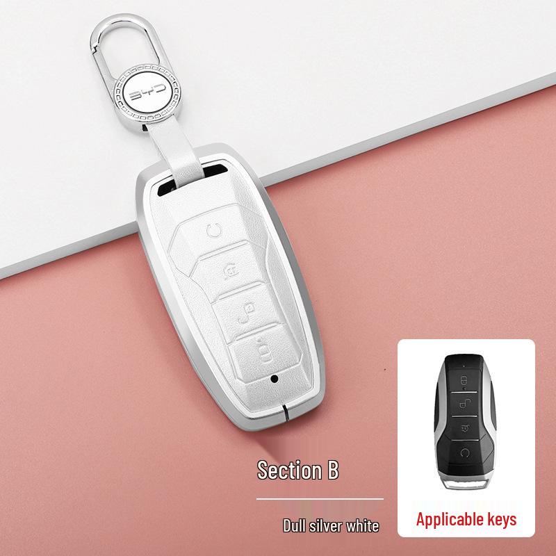Full Coverage Key Case for BYD Models: Song, QinPLUS/dmi, Dolphin, e2, Tang, Han EV, e3, and Destroyer 05.