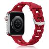 Silikonarmband für Apple Watch Band 45mm 44mm 40mm 41mm 42mm 49mm atmungsaktives Armband correa iWatch Ultra Serie 8 7 6 5 4 SE