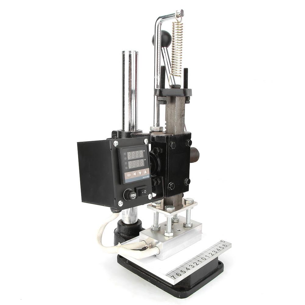 T Slot Hot Foil Stamping Machine Leather Embossing Branding Machine Fast Mold Change