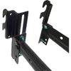 CAFORO #711 Bolt-On To Hook-On Conversion Bed Frame Brackets, Bed Rail Headboard Bracket, Bed Hook Adapter Kit (Set of 2)