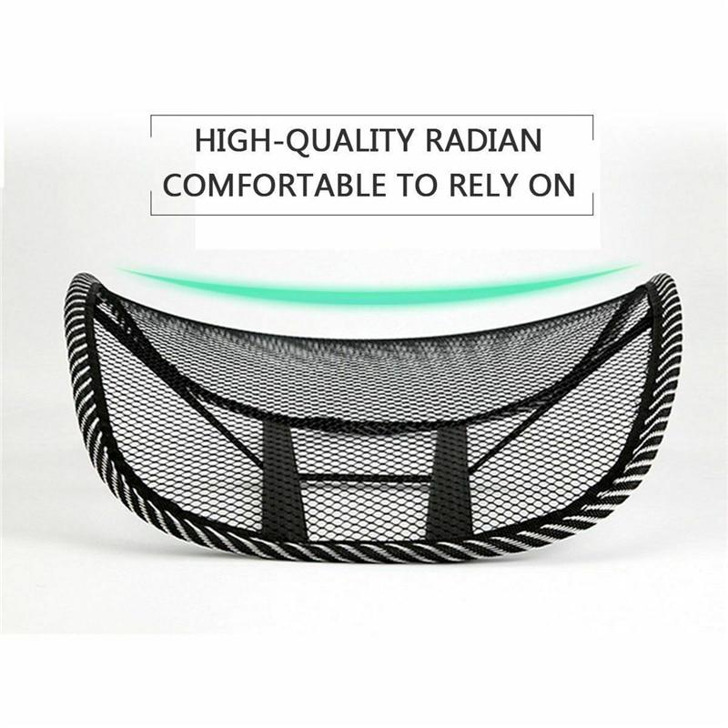 Cool Vent Kissen Mesh Rücken Lendenstütze Büro Zuhause Autositz Stuhl LKW Sitz